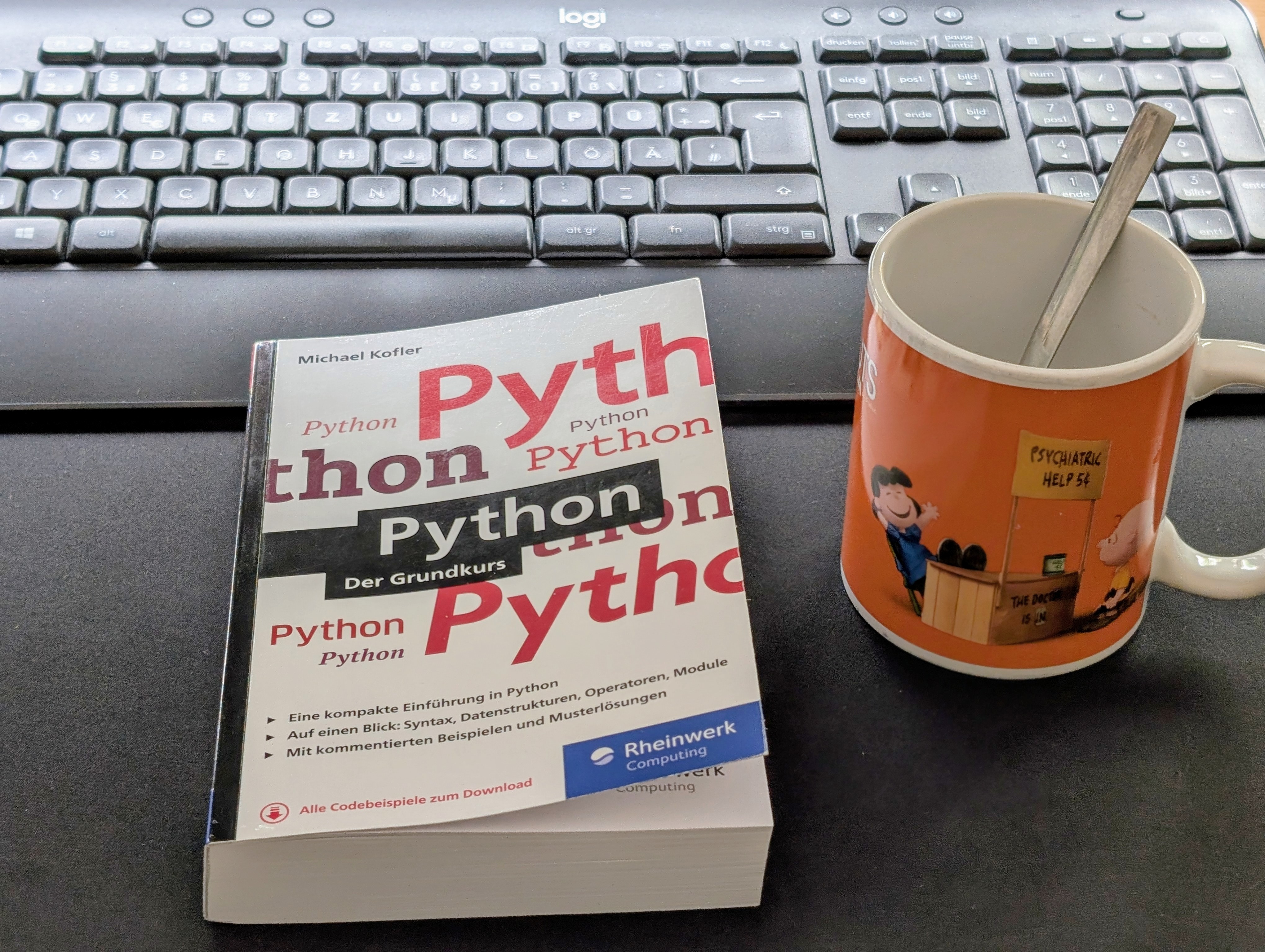 Cover: Python — Der Grundkurs